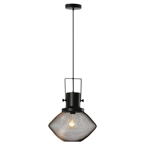 Industrial Pendant Light Fixtures with Adjustable Hanging Chain, Black - product image 1