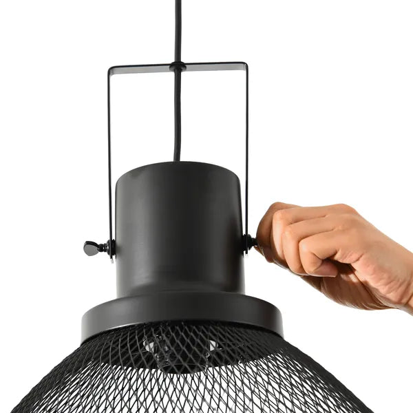 Industrial Pendant Light Fixtures with Adjustable Hanging Chain, Black - product image 8