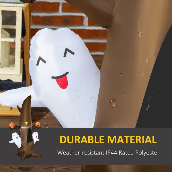 Inflatable Halloween Ghost Tree Smiling Ghost Pumpkins 5ft LED Outdoor Decor Lawn Garden Party - product image 7