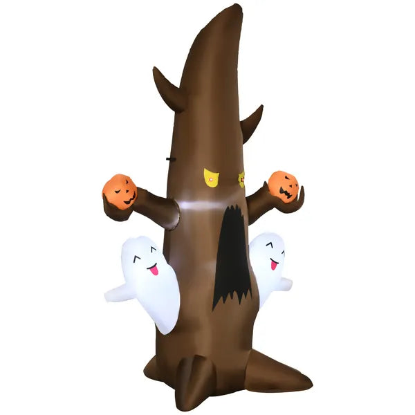 Inflatable Halloween Ghost Tree Smiling Ghost Pumpkins 5ft LED Outdoor Decor Lawn Garden Party - product image 11