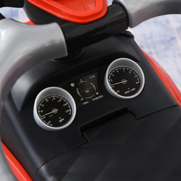 Kids 3 in 1 Push Car Ride-On Stroller Sliding Walking Toy with Horn Music Light Secure Bar for Boys Girls 1-3 Years Old Red - product image 9