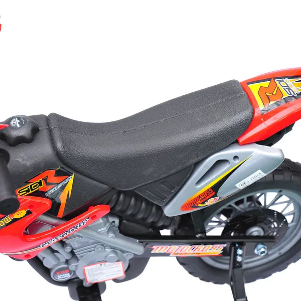 Aosom Kids 6V Electric Ride-On Motorcycle with Training Wheels, Battery-Powered, Red - product image 9