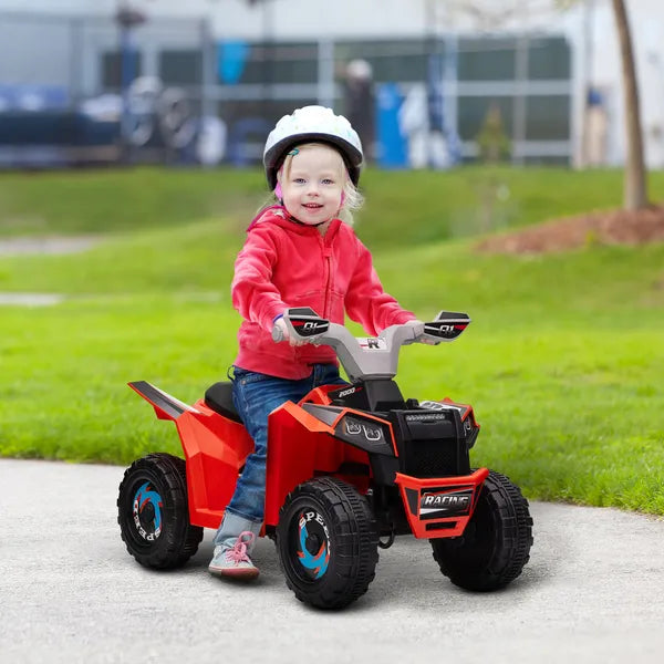 Kids ATV 6V Ride-On Four-Wheeler with Forward Reverse Red Durable Wheels for Toddlers 18-36 Months - product image 2