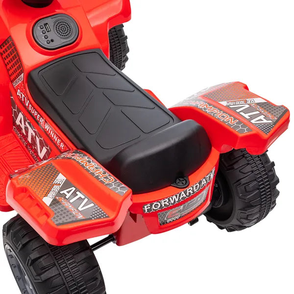 Kids 6V ATV Ride-On Car with Forward and Reverse Red for Ages 18-36 Months - product image 9