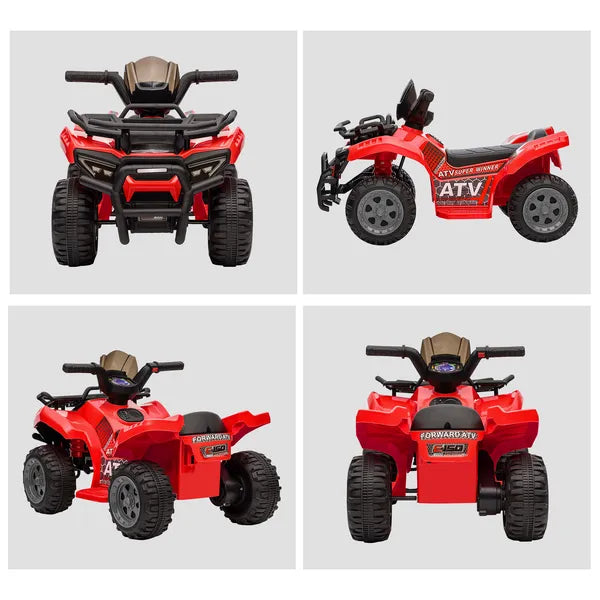 Kids 6V ATV Ride-On Car with Forward and Reverse Red for Ages 18-36 Months - product image 8