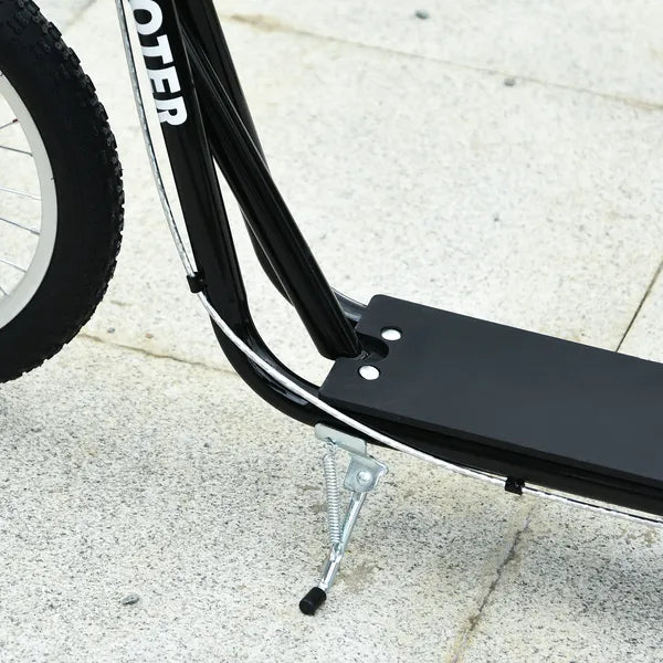 Kids Kick Scooter, Black, Adjustable Handlebar, Dual Rear Brakes, Inflatable Wheels - product image 9