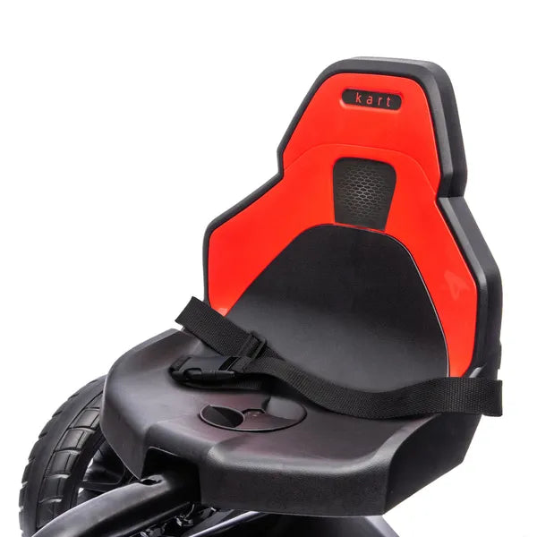 Kids Pedal Go Kart Outdoor Ride-on Toy with Adjustable Seat Swing Axle Handbrake Red for Boys and Girls 3-8 Years - product image 9