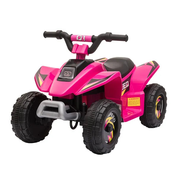 Aosom Kids Ride-On ATV 6V Four Wheeler Battery Operated Car with Forward Reverse Switch for Toddlers Pink - product image 11