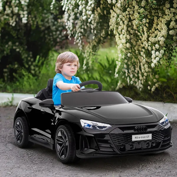 Kids Ride-On Car, Black, 12V Electric, 3.1 MPH, Suspension, for Ages 3-5, Horn Honking - product image 2