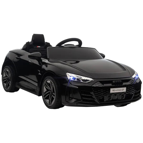 Kids Ride-On Car, Black, 12V Electric, 3.1 MPH, Suspension, for Ages 3-5, Horn Honking - product image 1