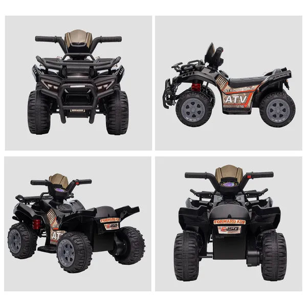 Kids Ride On Motorcycle 6V Battery Powered with Headlights Music Black for 18-36 Months - product image 8