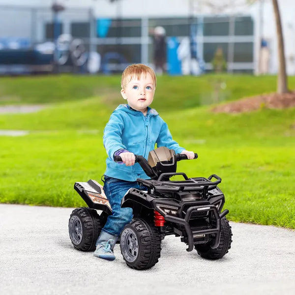 Kids Ride On Motorcycle 6V Battery Powered with Headlights Music Black for 18-36 Months - product image 2