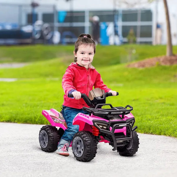 Kids Ride On Motorcycle 6V Battery Powered with Real Working Headlights for Toddlers 18-36 Months Pink - product image 2