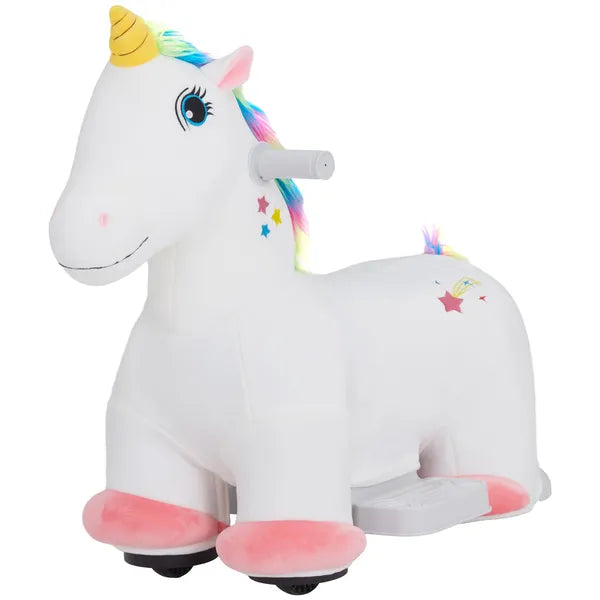 Kids Ride on Unicorn, 6V Battery Powered Electric Ride on Animal Toy w/ Music Forward, Foot Pedal for Aged 18-36 Months - product image 1
