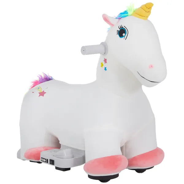 Kids Ride on Unicorn, 6V Battery Powered Electric Ride on Animal Toy w/ Music Forward, Foot Pedal for Aged 18-36 Months - product image 11