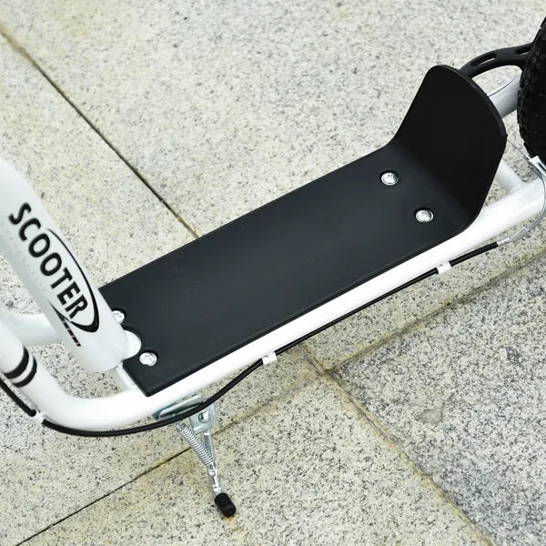 Aosom Kids Scooter Youth Scooter for 5+ with Dual Brakes, 12-Inch Inflatable Wheels, Outdoor Ride-On Toy, White - product image 9
