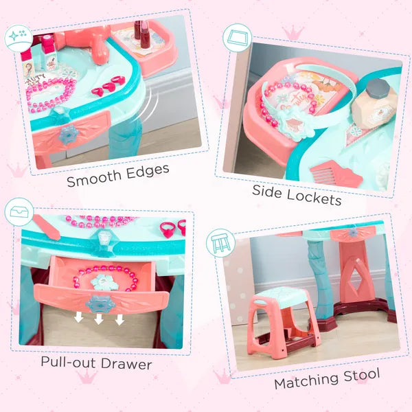 Kids Vanity Set with Magic Mirror, Lights and Music for Ages 3 to 6 - product image 6