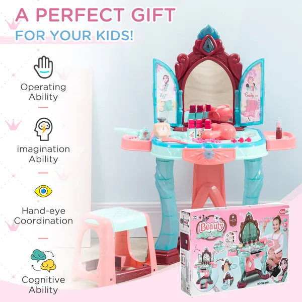 Kids Vanity Set with Magic Mirror, Lights and Music for Ages 3 to 6 - product image 7