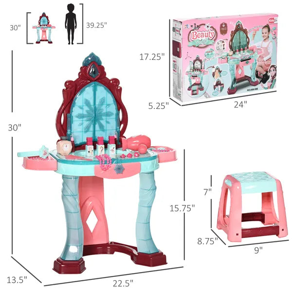 Kids Vanity Set with Magic Mirror, Lights and Music for Ages 3 to 6 - product image 3
