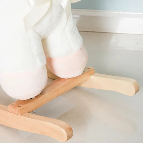 Plush Lamb Rocking Horse White for Ages 18 Months+ - product image 8
