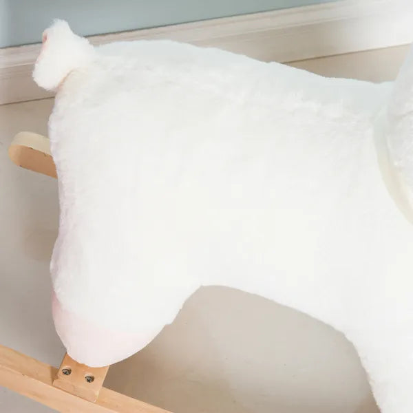 Plush Lamb Rocking Horse White for Ages 18 Months+ - product image 7