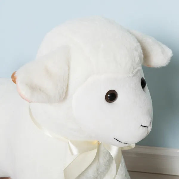 Plush Lamb Rocking Horse White for Ages 18 Months+ - product image 9