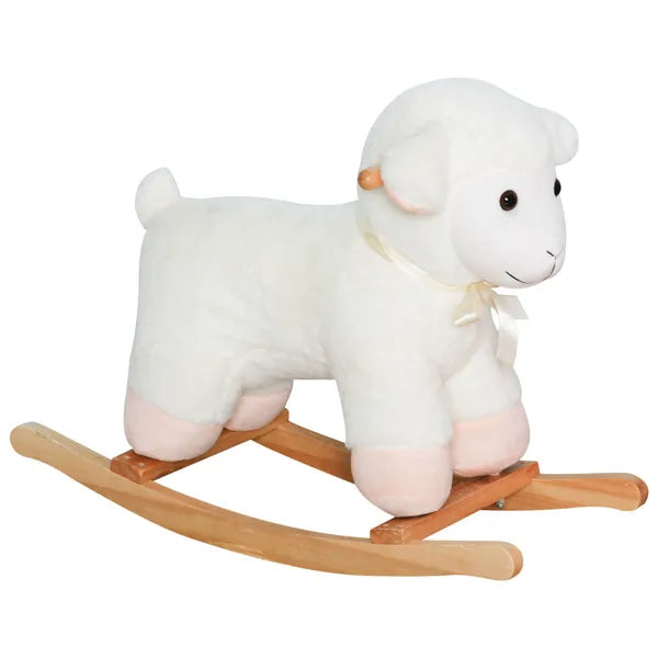 Plush Lamb Rocking Horse White for Ages 18 Months+ - product image 11