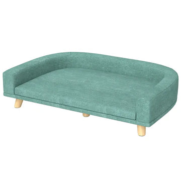 PawHut Large Dog Sofa Bed with Washable Cushion, Green, Comfortable Pet Couch for Dogs and Cats - product image 1