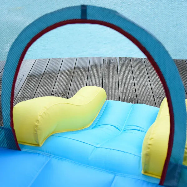 Large Inflatable Bounce House 4-in-1 Bouncy Castle with Dual Slides Climbing Wall Trampoline and Water Pool for Endless Fun - product image 8