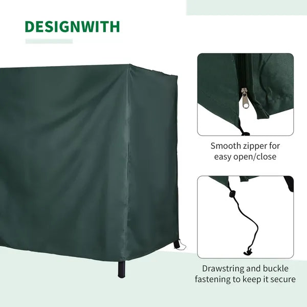 Large Outdoor Swing Chair Cover for your Garden and Patio Furniture Protects Against the Wind UV Rays and Water - product image 6