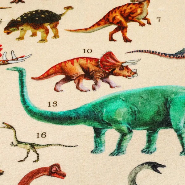 Qaba Large Play Mat 79 Inch x 59 Inch, Crawling Mat for Toddlers, Living Room and Bedroom with Dinosaur Pattern, Khaki - product image 9