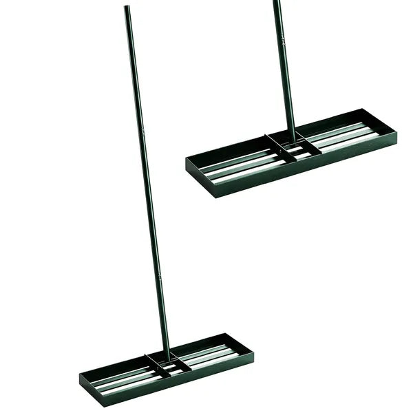 Outsunny 36 Inch Lawn Leveling Rake with 66.5 Inch Handle Green - product image 11