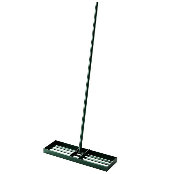 Outsunny 36 Inch Lawn Leveling Rake with 66.5 Inch Handle Green - product image 1