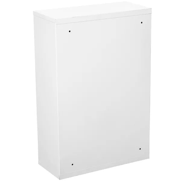 Medicine Cabinet Steel Wall Mount 24x16 3-Tier Storage Lockable White - product image 15