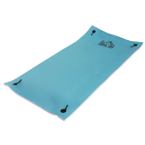 HOMCOM Mega Floating Water Mat, 10' x 5' 3-Layer Pool Float Raft for Lake and Ocean, Portable Foam Construction - product image 8