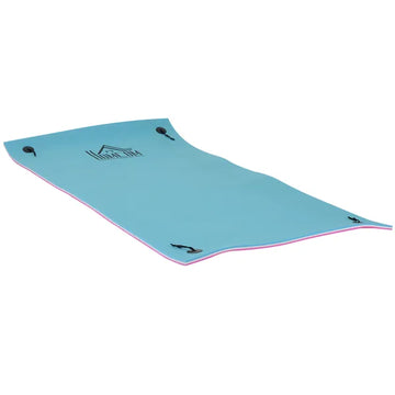HOMCOM Mega Floating Water Mat, 10' x 5' 3-Layer Pool Float Raft for Lake and Ocean, Portable Foam Construction - product image 1