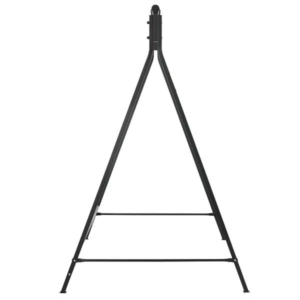 Outsunny Metal Porch Swing Stand 528 lb Capacity for Backyard Patio and Lawn Black - product image 9