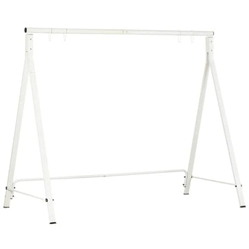 Metal Porch Swing Stand with 528 lb Capacity, White - product image 1