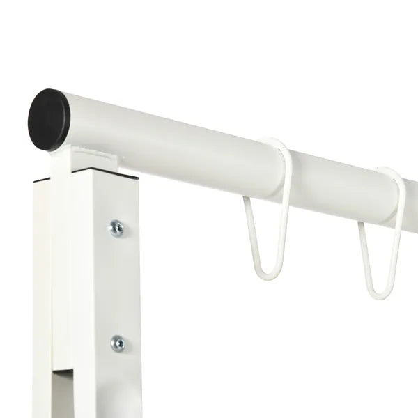 Metal Porch Swing Stand with 528 lb Capacity, White - product image 7