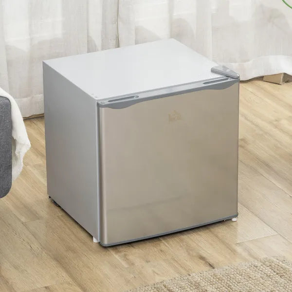 HOMCOM Mini Freezer Countertop, 1.1 Cu.Ft Compact Upright Freezer with Removable Shelves, Reversible Door for Home, Dorm, Apartment and Office, Gray - product image 10