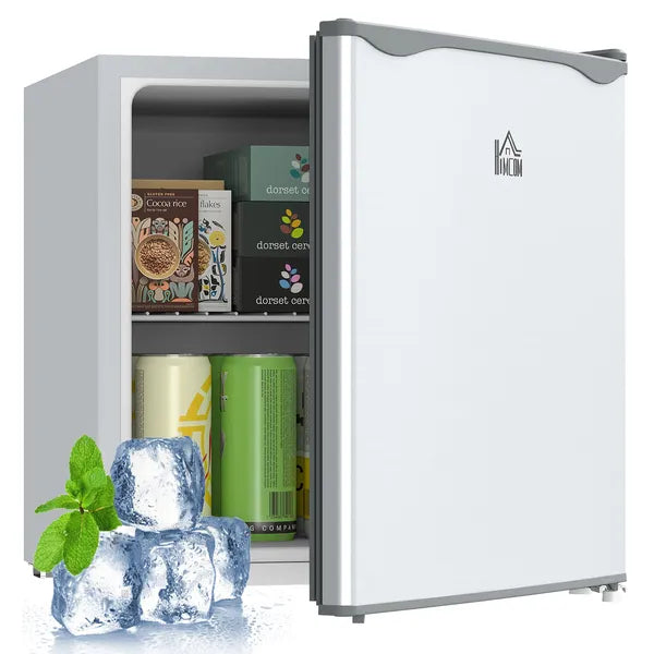 HOMCOM Mini Freezer Countertop, 1.1 Cu.Ft Compact Upright Freezer with Removable Shelves, Reversible Door for Home, Dorm, Apartment and Office, Gray - product image 1