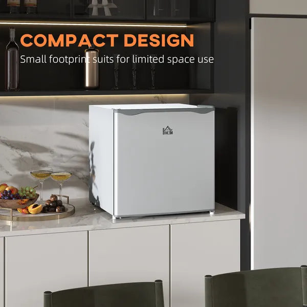 HOMCOM Mini Freezer Countertop, 1.1 Cu.Ft Compact Upright Freezer with Removable Shelves, Reversible Door for Home, Dorm, Apartment and Office, Gray - product image 5