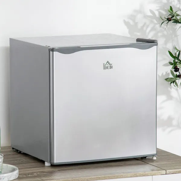 HOMCOM Mini Freezer Countertop, 1.1 Cu.Ft Compact Upright Freezer with Removable Shelves, Reversible Door for Home, Dorm, Apartment and Office, Gray - product image 2