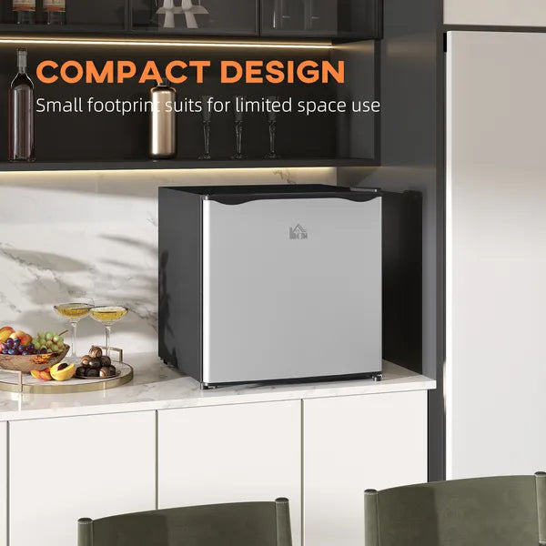 Mini Upright Freezer 1.1 Cu.Ft Compact Silver with Removable Shelves Home Appliances Chill Solution - product image 5