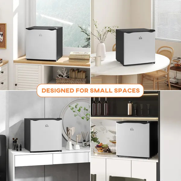 Mini Upright Freezer 1.1 Cu.Ft Compact Silver with Removable Shelves Home Appliances Chill Solution - product image 9