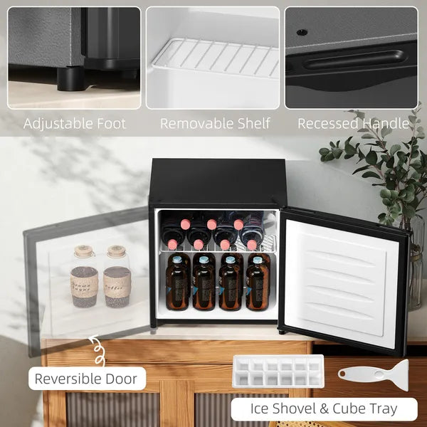 Mini Upright Freezer 1.1 Cu.Ft Compact Silver with Removable Shelves Home Appliances Chill Solution - product image 6