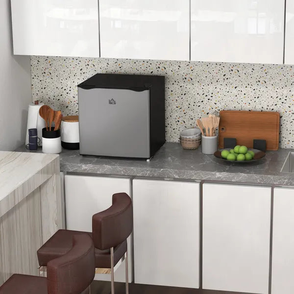 Mini Upright Freezer 1.1 Cu.Ft Compact Silver with Removable Shelves Home Appliances Chill Solution - product image 2