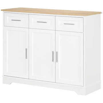 Modern Kitchen Sideboard Buffet Cabinet White Storage Island Dining Room Living Room Furniture - product image 1