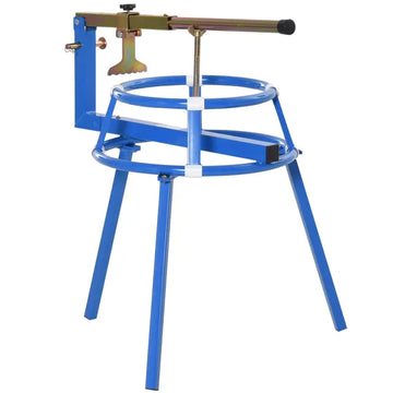 Motorcycle Tire Changing Stand for 16 to 24 Inch Tires, Adjustable, Blue - product image 1