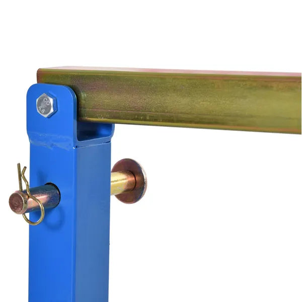 Motorcycle Tire Changing Stand for 16 to 24 Inch Tires, Adjustable, Blue - product image 9